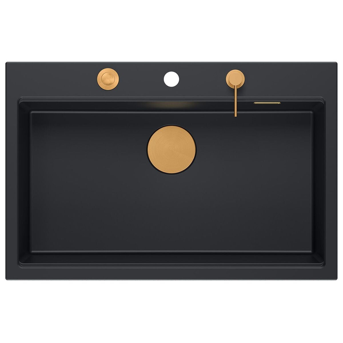 granito kriauklė MARC 110 WORKSTATION Black 6
