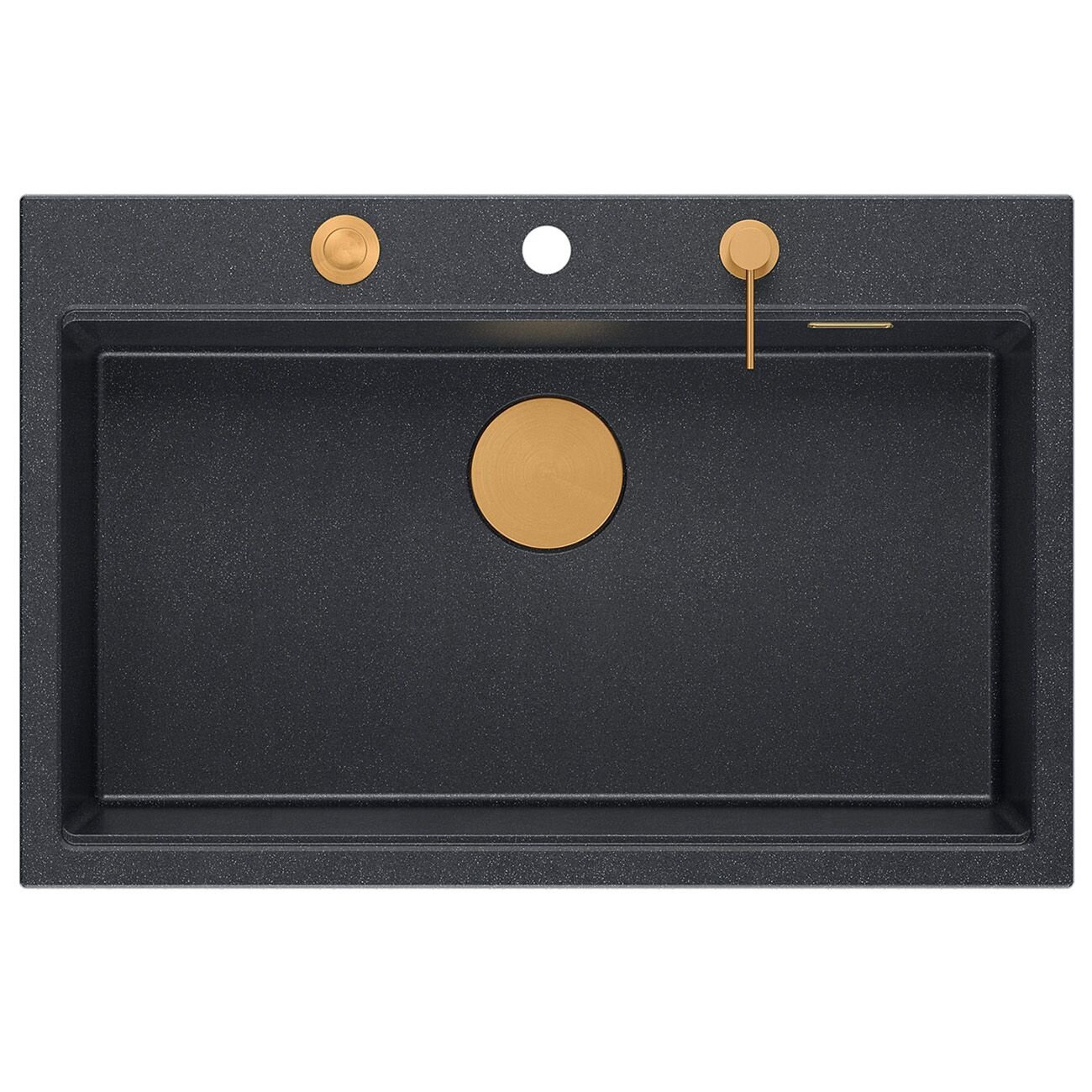 granito kriauklė MARC 110 WORKSTATION Black Metallic 5