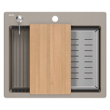 granito kriauklė KURT 110 WORKSTATION BEIGE