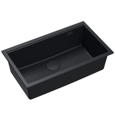 granito kriauklė Logan 110 Black