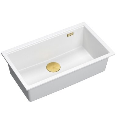 granito kriauklė Logan 110 White