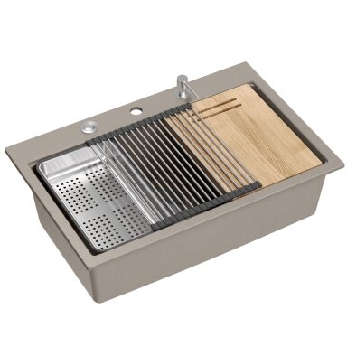 granito kriauklė MARC 110 WORKSTATION Beige