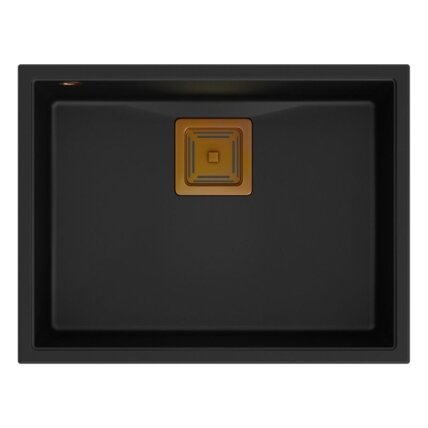 granito kriauklė DAVID 50 Black 5