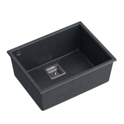 granito kriauklė DAVID 50 Black Metallic 8 granito kriauklė DAVID 50 Black Metallic 8