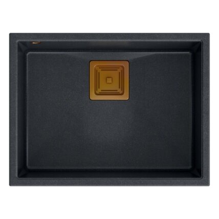 granito kriauklė DAVID 50 Black Metallic 5 granito kriauklė DAVID 50 Black Metallic 5