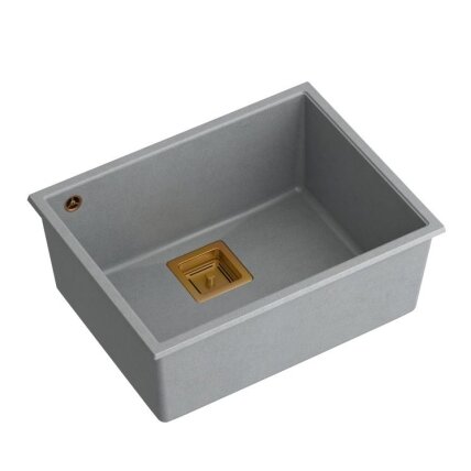 granito kriauklė DAVID 50 Grey Metallic 2