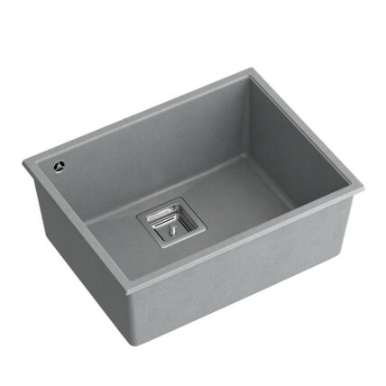granito kriauklė DAVID 50 Grey Metallic 8