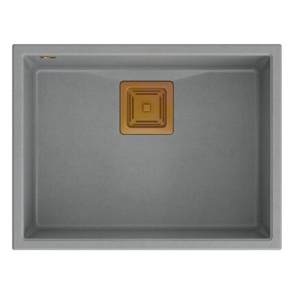 granito kriauklė DAVID 50 Grey Metallic 5 granito kriauklė DAVID 50 Grey Metallic 5