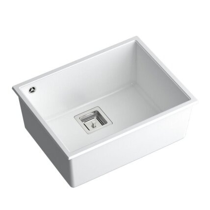 granito kriauklė DAVID 50 White 1