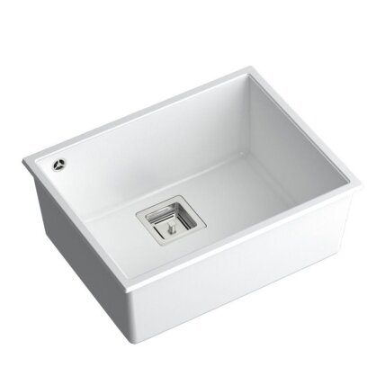granito kriauklė DAVID 50 White 8 granito kriauklė DAVID 50 White 8