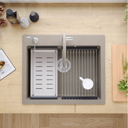 granito kriauklė KURT 110 WORKSTATION BEIGE 7 granito kriauklė KURT 110 WORKSTATION BEIGE 7