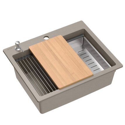 granito kriauklė KURT 110 WORKSTATION BEIGE
