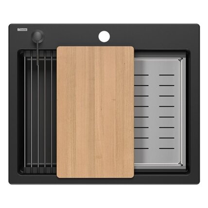 granito kriauklė KURT 110 WORKSTATION Black 10 granito kriauklė KURT 110 WORKSTATION Black 10