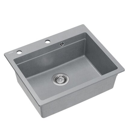 granito kriauklė KURT 110 WORKSTATION Grey Metallic 4