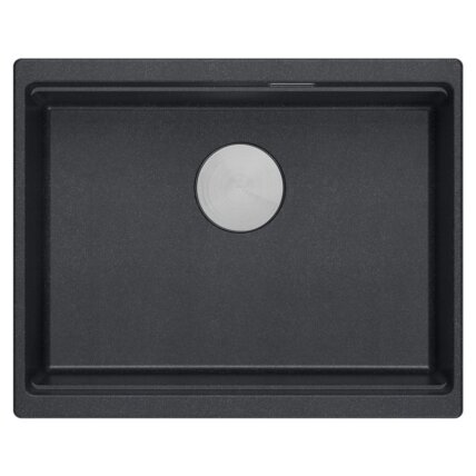 granito kriauklė Logan 100 Black Metallic 4 granito kriauklė Logan 100 Black Metallic 4