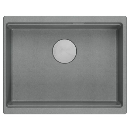 granito kriauklė Logan 100 Grey Metallic 4