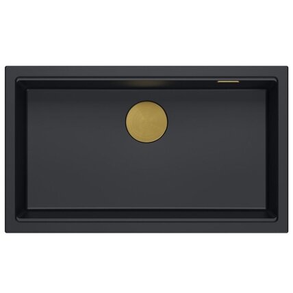 granito kriauklė Logan 110 Black 4