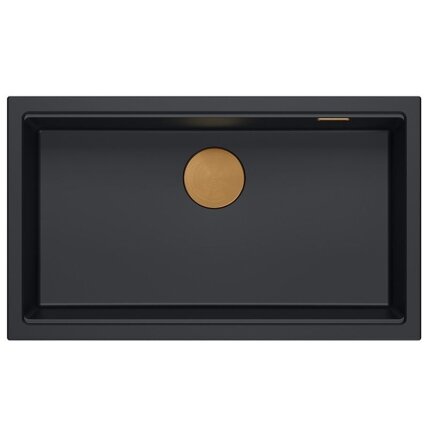 granito kriauklė Logan 110 Black 5