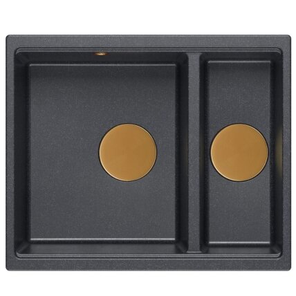 granito kriauklė Logan 150 Black Metallic 5 granito kriauklė Logan 150 Black Metallic 5