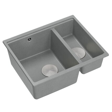 granito kriauklė Logan 150 Grey Metallic 1 granito kriauklė Logan 150 Grey Metallic 1