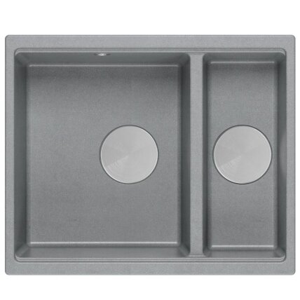 granito kriauklė Logan 150 Grey Metallic 4