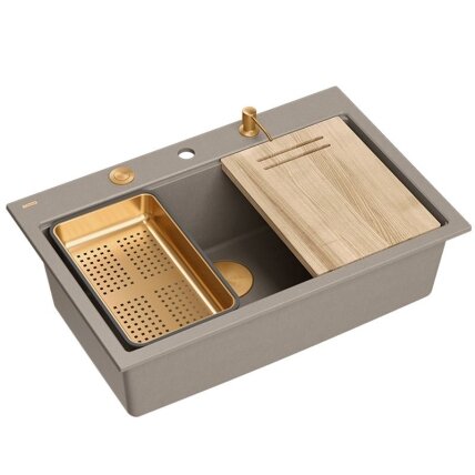 granito kriauklė MARC 110 WORKSTATION Beige 2