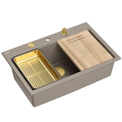 granito kriauklė MARC 110 WORKSTATION Beige 10 granito kriauklė MARC 110 WORKSTATION Beige 10