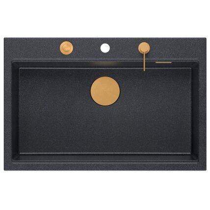 granito kriauklė MARC 110 WORKSTATION Black Metallic 5 granito kriauklė MARC 110 WORKSTATION Black Metallic 5