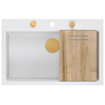 granito kriauklė MARC 110 WORKSTATION White 3 granito kriauklė MARC 110 WORKSTATION White 3