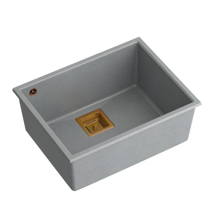 granito kriauklė DAVID 50 Grey Metallic 2 granito kriauklė DAVID 50 Grey Metallic 2