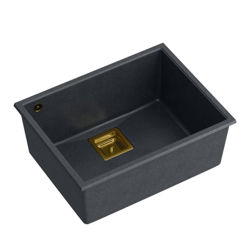 granito kriauklė DAVID 50 Black Metallic granito kriauklė DAVID 50 Black Metallic