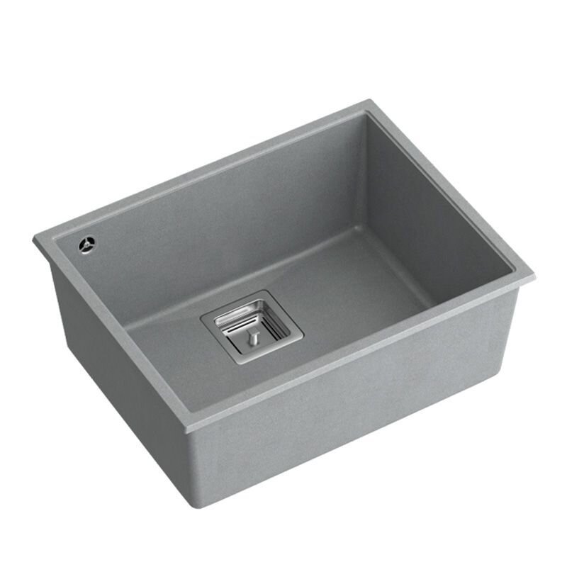 granito kriauklė DAVID 50 Grey Metallic 8 granito kriauklė DAVID 50 Grey Metallic 8