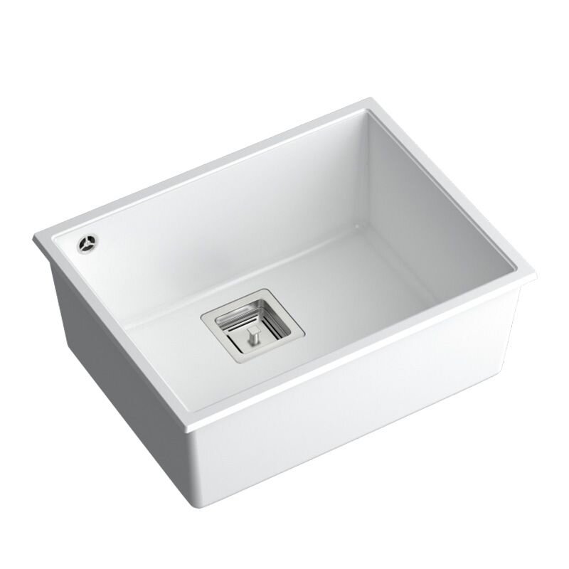 granito kriauklė DAVID 50 White 1 granito kriauklė DAVID 50 White 1