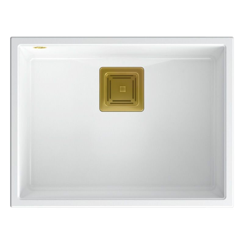 granito kriauklė DAVID 50 White 3