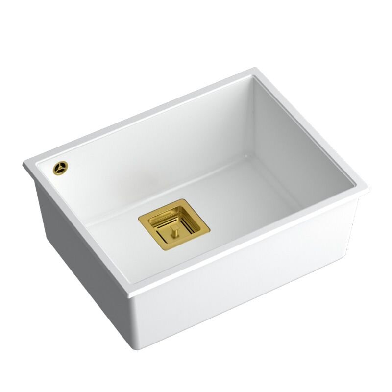granito kriauklė DAVID 50 White granito kriauklė DAVID 50 White