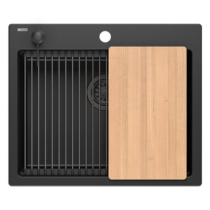 granito kriauklė KURT 110 WORKSTATION Black 4