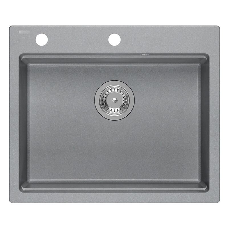 granito kriauklė KURT 110 WORKSTATION Grey Metallic 5