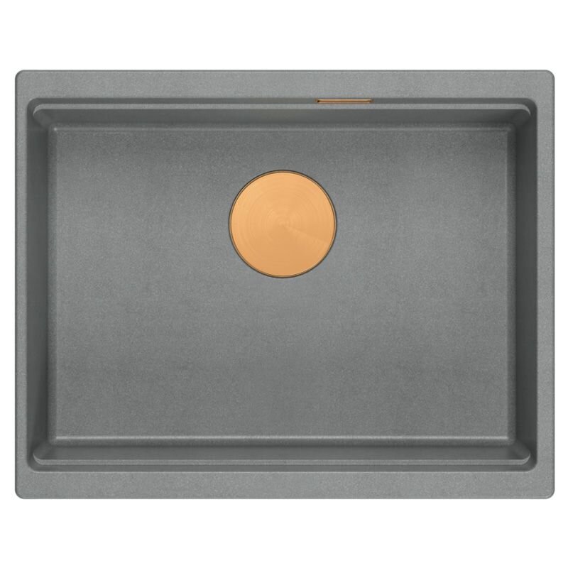 granito kriauklė Logan 100 Grey Metallic 5