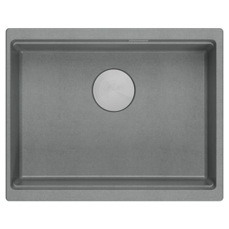 granito kriauklė Logan 100 Grey Metallic 4