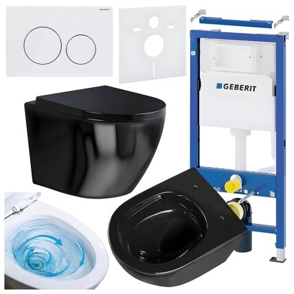 WC KOMPLEKTAS SU POTINKINIU RĖMU IR MYGTUKU WC499