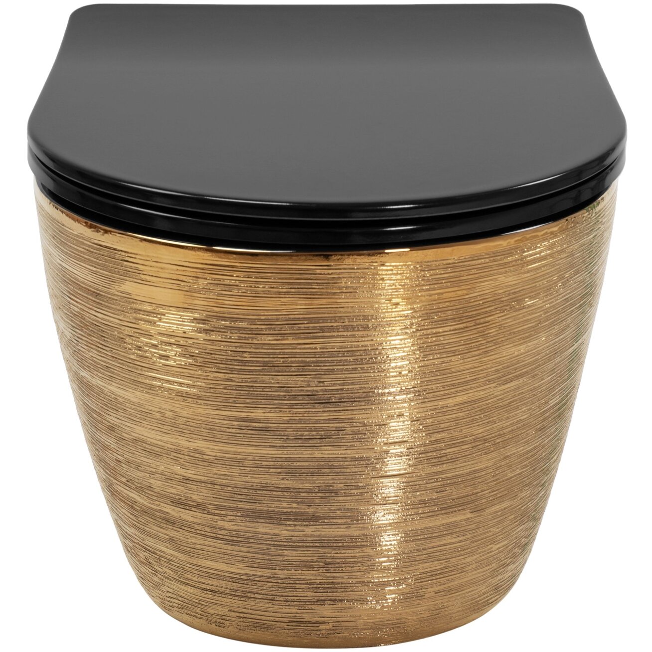 Klozetas pakabinamas Carlo Flat Brush Gold 1