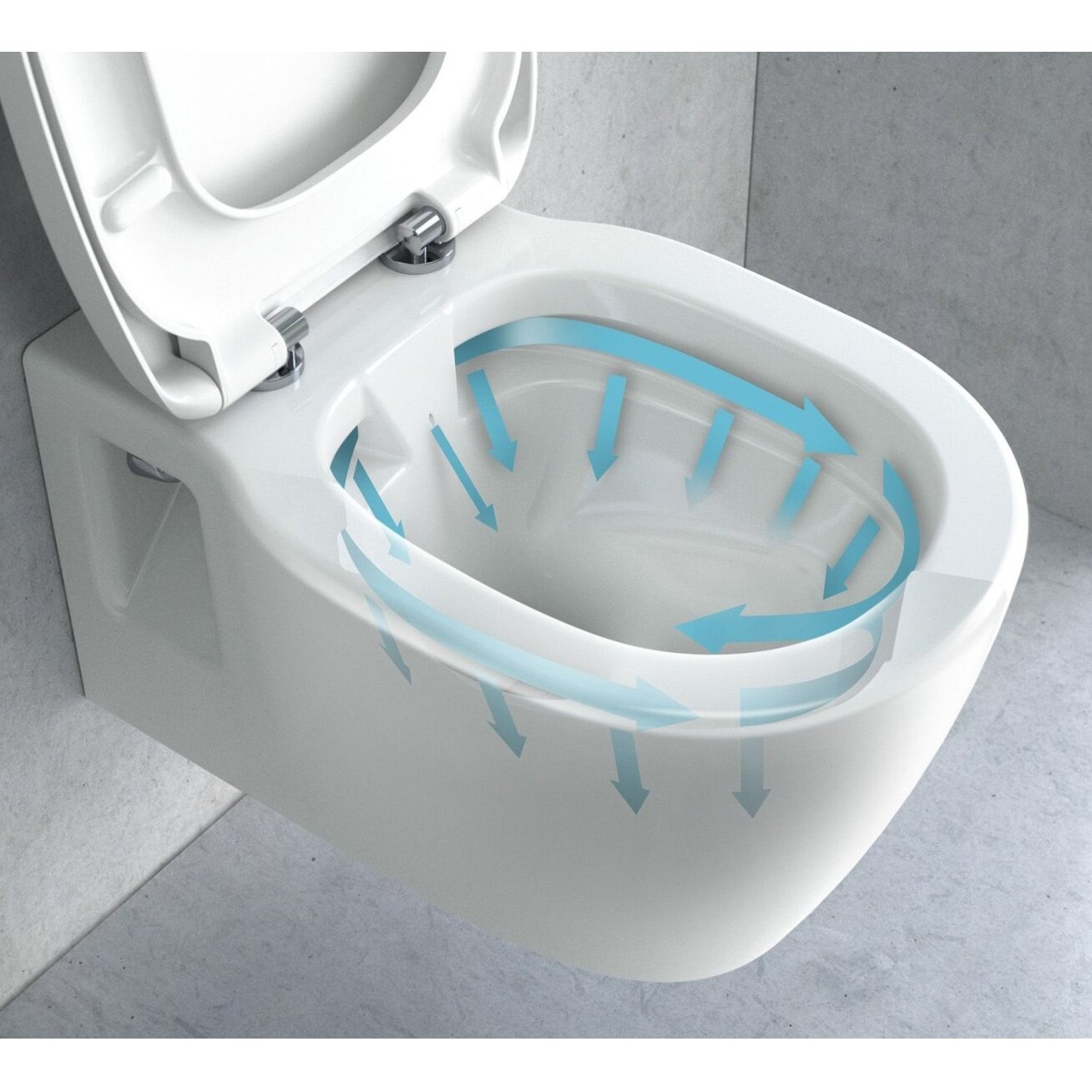 Klozetas WC Carlo Flat Mini Rimless + Bide Carlio Mini 5 Klozetas WC Carlo Flat Mini Rimless + Bide Carlio Mini 5