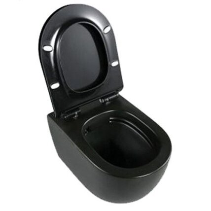 Klozetas pakabinamas Calani Loyd Slim Black 2