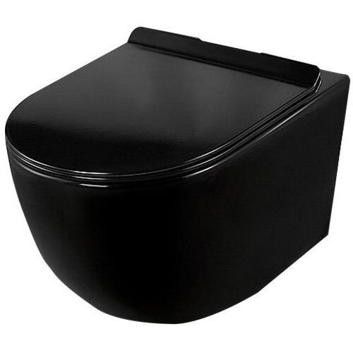 Klozetas pakabinamas Calani Loyd Slim Black 1 Klozetas pakabinamas Calani Loyd Slim Black 1