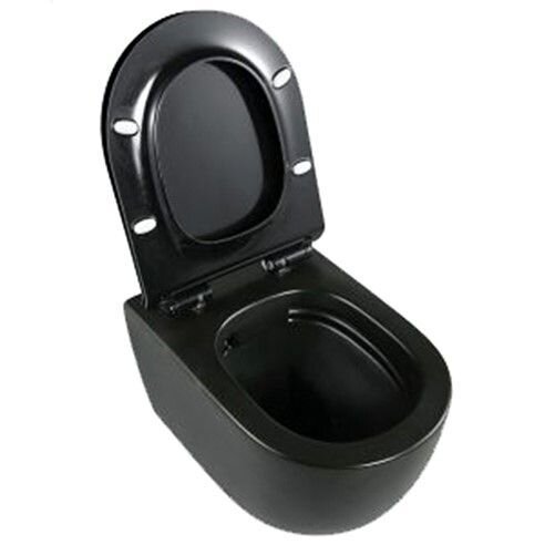 Klozetas pakabinamas Calani Loyd Slim Black 2