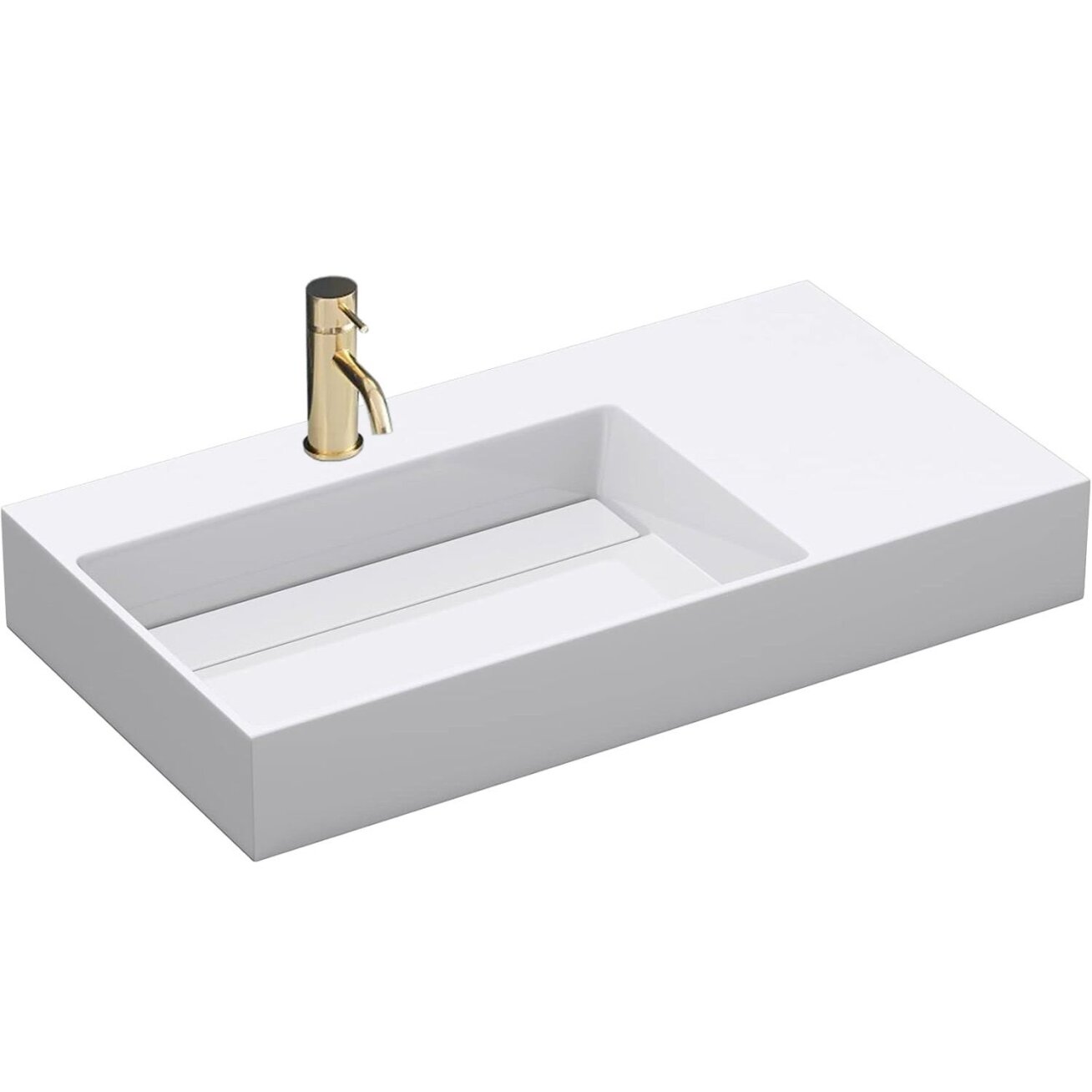 Konglomerato praustuvas Archi 75 CM White