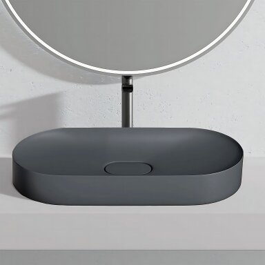 Konglomerato praustuvas IRIS 71 CM GREY MATT
