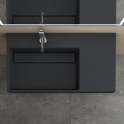 Konglomerato praustuvas Archi 75 CM Grey MATT 2