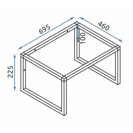Konglomerato praustuvas GOYA JUODAS MATINIS 70CM+ rėmas 4 Konglomerato praustuvas GOYA JUODAS MATINIS 70CM+ rėmas 4