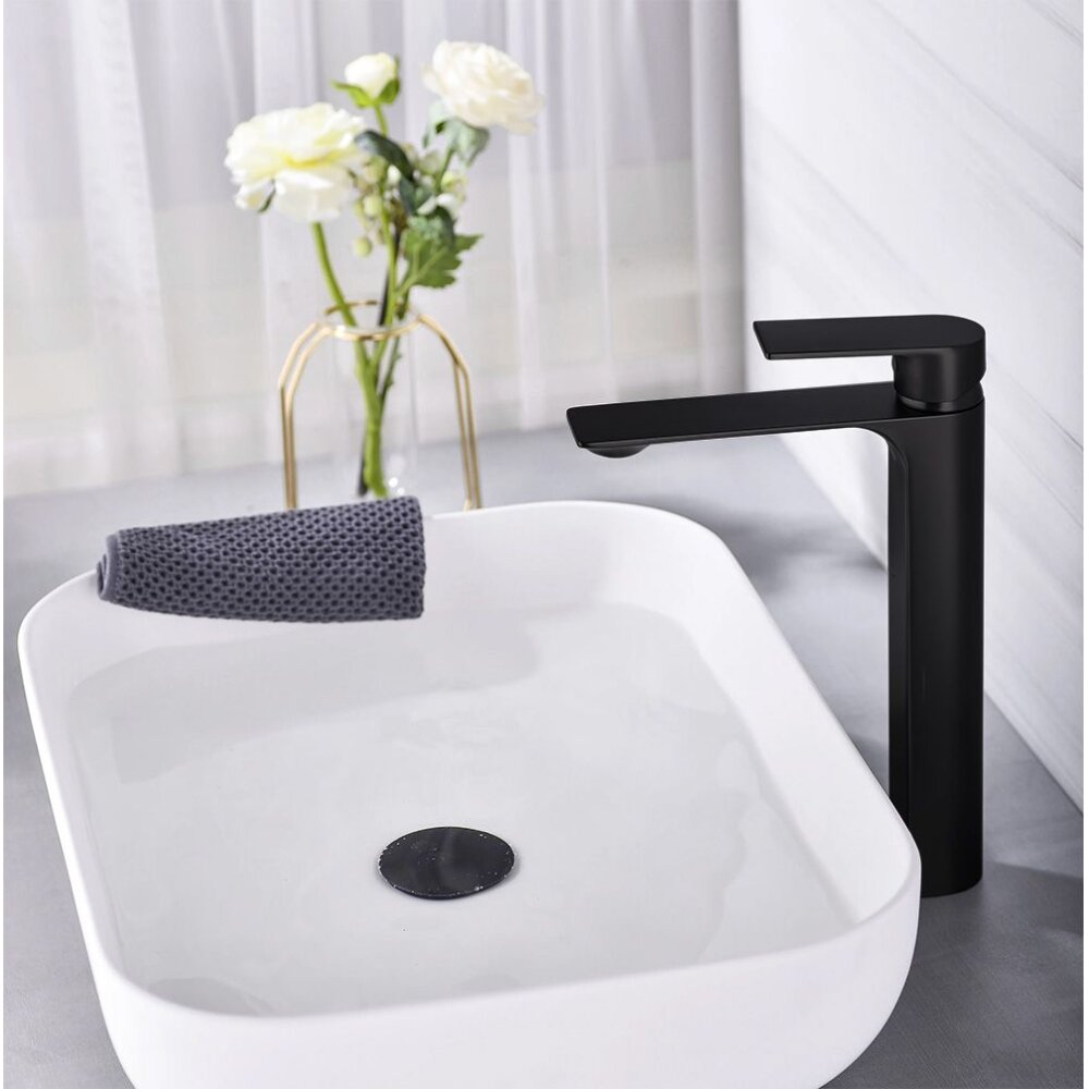 Kriauklės maišytuvas Urban Black High 1